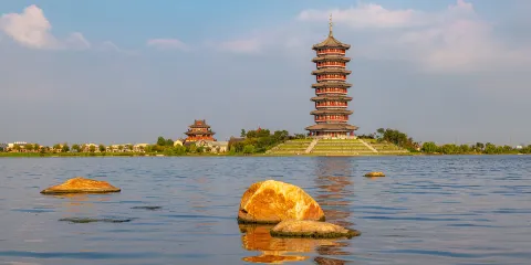 山東少海國家濕地公園-慈雲寺
