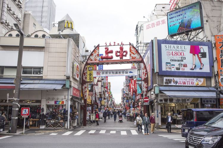 Ueno/Asakusa (Cultural heritage, traditional shopping streets, local cuisine)
