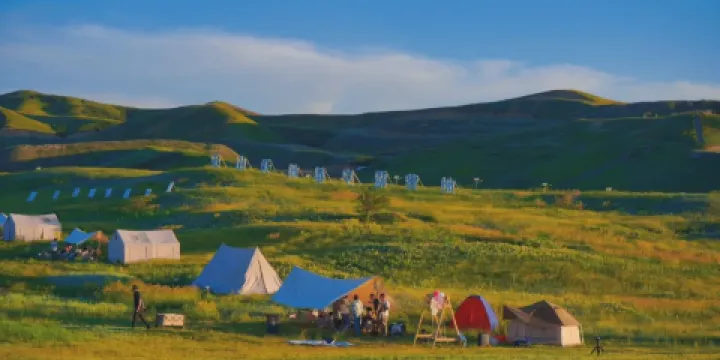 天山天池星空露營地