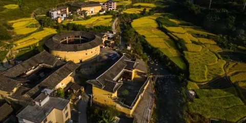 永定土樓坑頭古村落