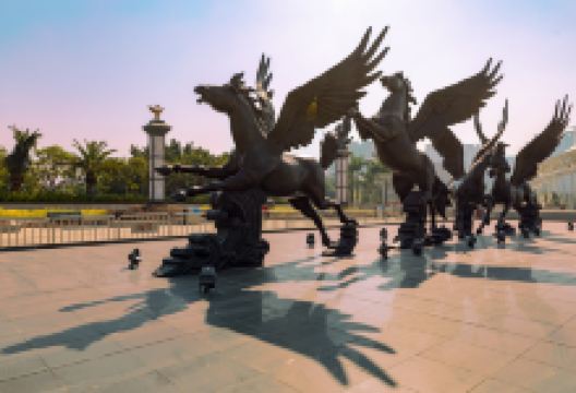 新桥中心公园景点图片