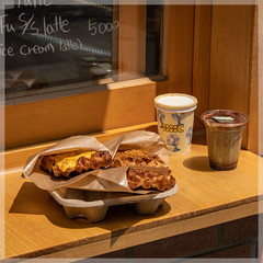 韩国游记图片] 【探店in大邱】韩国必打卡网红牛角华夫饼