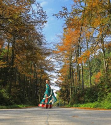 涟源游记图文-涟源秋色浓，带上妹子去龙山吧