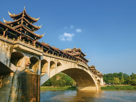 黄龙溪廊桥