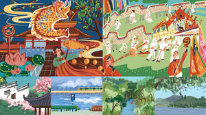 溧水区游记图文-手绘南京溧水 | 我和春天有个约会，以花入画，解锁一场人间芳菲