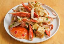 惠州美食图片-姜葱炒蟹