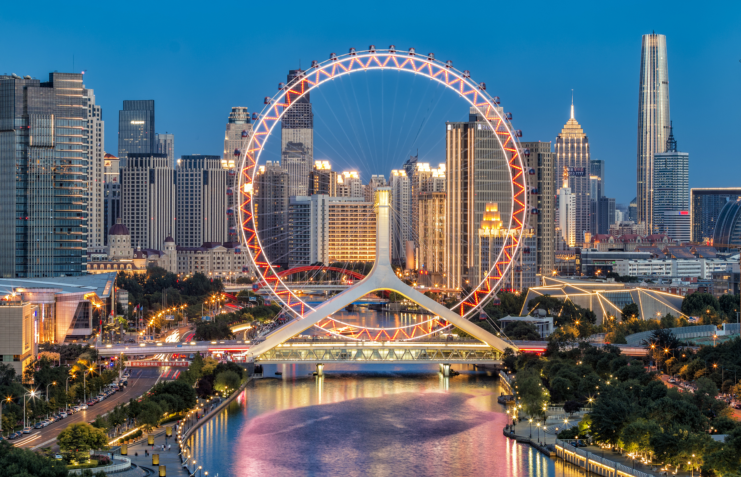 【精品优选】天津之眼+瓷房子+张学良+五大道+古文化街一日游