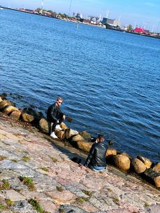 小美人鱼像-哥本哈根-凹凸曼和小伙伴