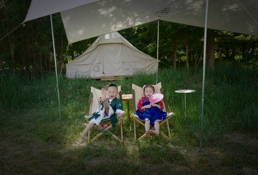 一人带两娃如何玩转中卫沙漠