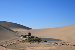 鸣沙山月牙泉景区游记图片] 陇上行——鸣沙山•月牙泉