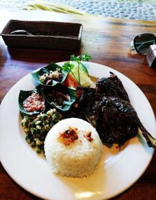 Bebek Tepi Sawah Restaurant Ubud-巴厘岛-没有蜡olling