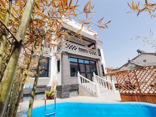 北京延庆龙庆峡闲人馆民宿，私密独院徽派别墅，8间房8种主题！