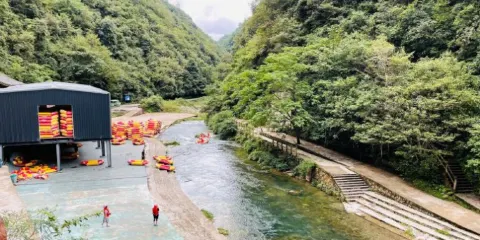 高過河風景名勝區漂流-起點