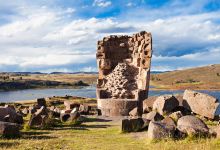 Sillustani葬礼塔群遗址景点图片