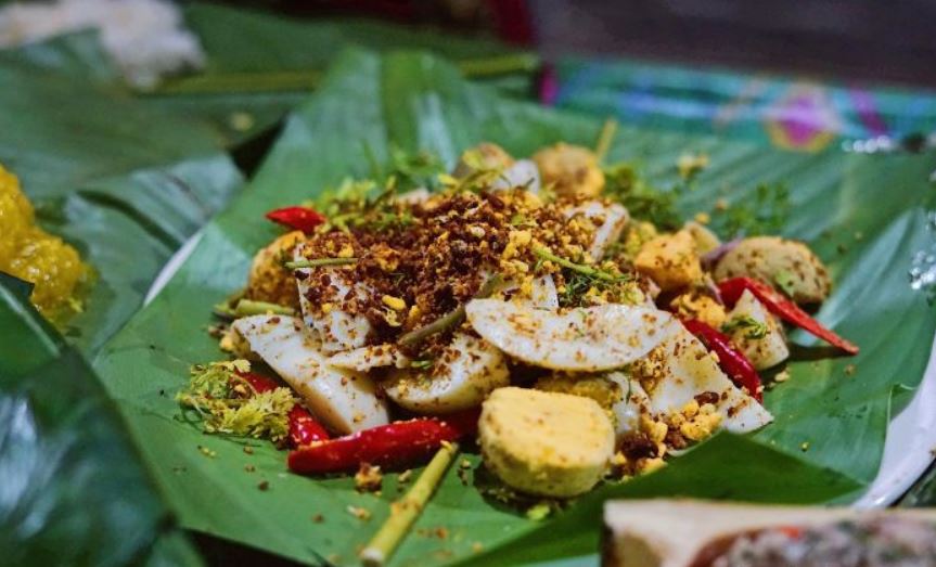 纯生态景颇乡村绿叶宴餐厅图片