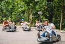 新加坡天际线斜坡滑车景点图片