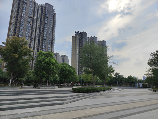 金井河公园,意外路过的休闲小公园