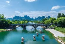 遇龙河竹筏漂游景点图片