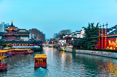 南京游记图片] 【秋游南京】0元红叶、银杏红墙、南京汤山温泉、栖霞山；还有美食鸭血粉丝汤、盐水鸭