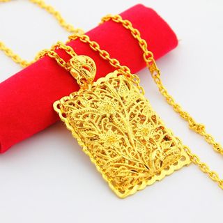 古法黄金首饰上的花纹是怎么形成的?