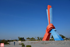 东兴游记图片] 北仑河入海口的山海相连地标广场和大清国一号界碑