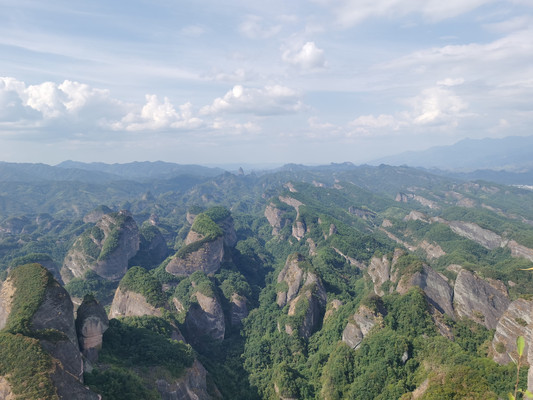 崀山,登山之旅,两天爬了五座,虽汗流浃背但也值了