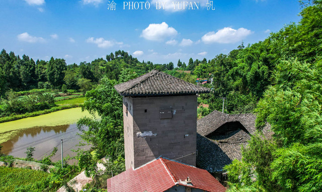 潼南文物地图：清末修建的倒挂金钩碉楼，百年老楼冬暖夏凉很宜居