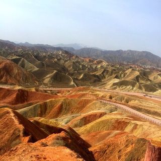 最美丹霞之张掖七彩丹霞