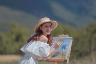 起风了。 五月大理,稻田与微风的二三事