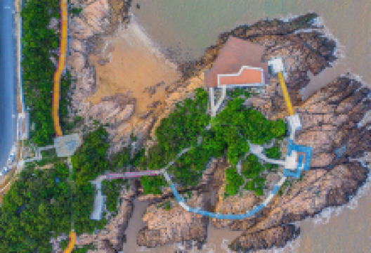 松兰山海滨-南沙滩景点图片