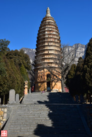 嵩山游记图片] 天地之中美男子——1400岁嵩岳寺塔