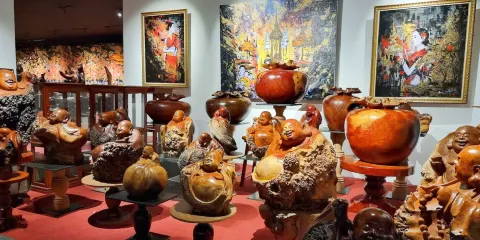 老撾萬象神木博物館