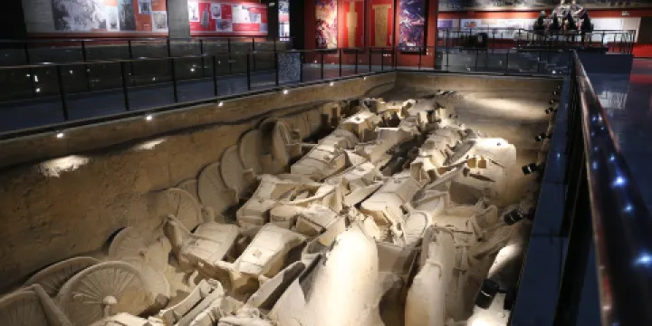 鄭國車馬坑景區