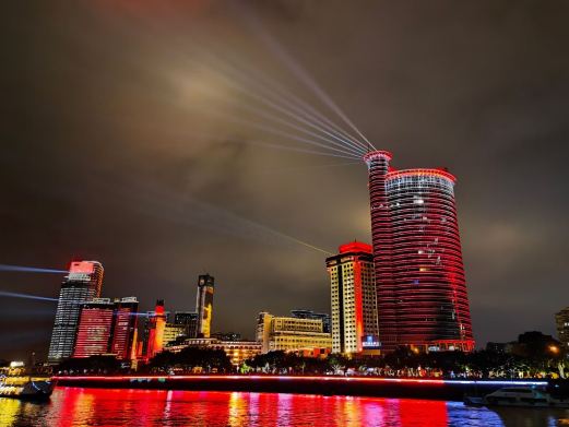 鹭江夜游