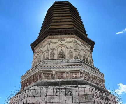 辽代大明塔景点图片