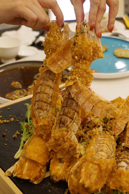 在厦门想吃广州菜就选泷悦，桑芽叶泡手打鱼丸，顺德鱼饼都很广州