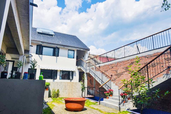 北京延庆玉渡山九悦柿红精品民宿，院子整租节假日1万8一天！