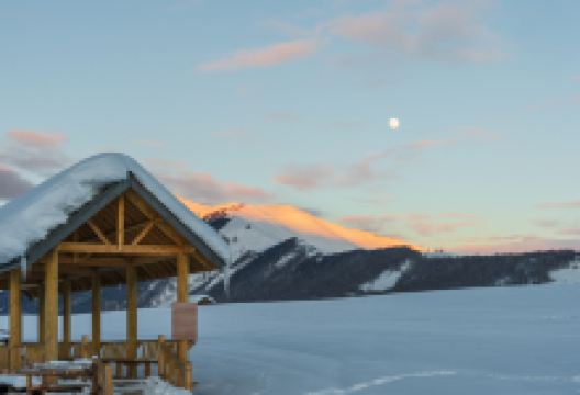 禾木风景区日落观景台景点图片