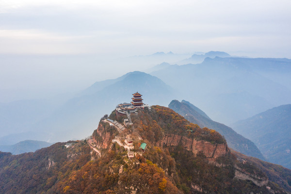 河南济源人气景区，“愚公移山”发源地，一到秋天美得不像话