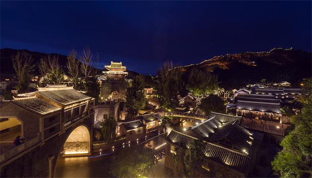 北京古北水镇踏青，早闻福润得民俗阁楼式房间很有特色，慕名而来