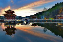 月牙湖公园景点图片