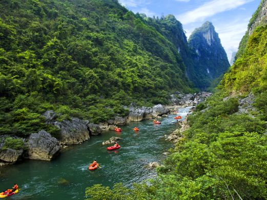 荔波水春河漂流