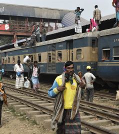 达卡专区游记图文-在达卡（孟加拉）的铁道边