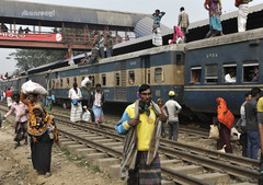 达卡专区游记图片] 在达卡（孟加拉）的铁道边