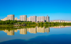 辽宁游记图片] 朝阳大凌河南部湿地，有一免费公园，一年四季美景连连