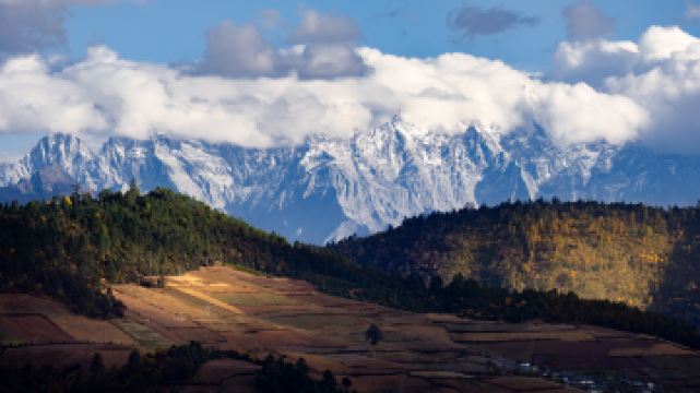 香格里拉哈巴雪山观景台