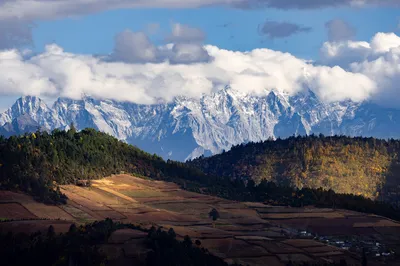 香格里拉哈巴雪山观景台
