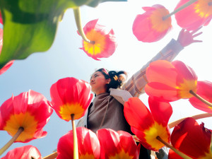 平阳游记图文-【202101小蕃鼠爱旅行70】春季赏花来平阳的“太子湾”新湖郁金香公园