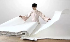 安徽游记图片] 探访宣纸制作技艺 看“墨韵万变，纸寿千年”三丈三巨宣生产车间