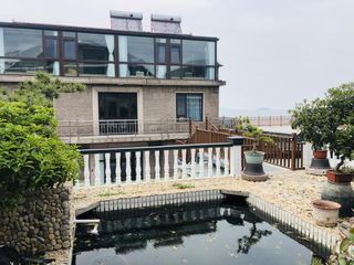 山东青岛崂山幸福海边民宿海景房，私家茶园和果园，海鸭蛋随便捡